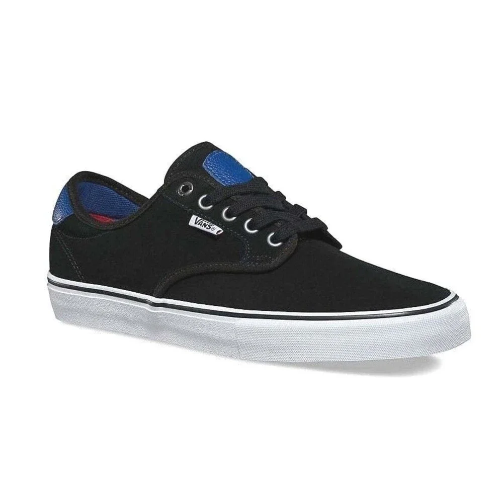 VANS Chima Ferguson Pro (Real Skateboards) Black Blue White MEN'S 6.5 WOMEN'S 8